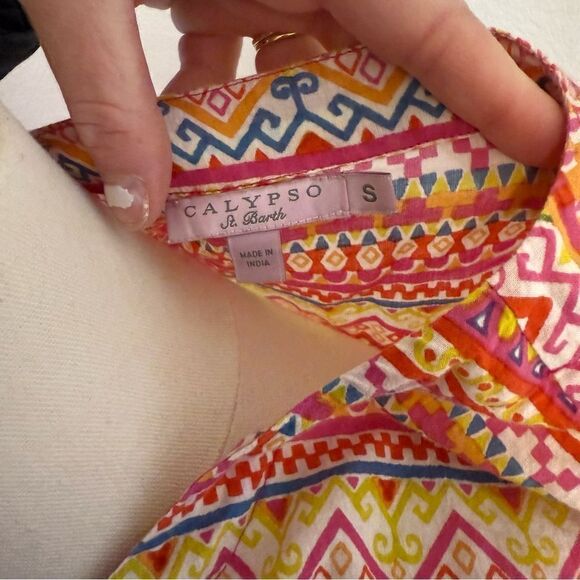 [Calypso St. Barths] Boho Beach Coverup - Size Small - Picture 3 of 4